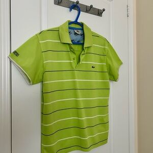 Lacoste Kids Lime Green Polo Shirt